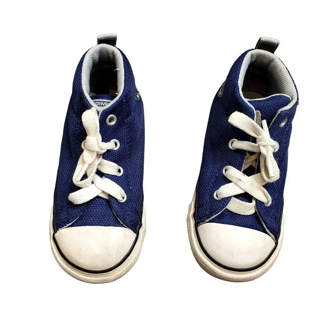 Converse Navy Hi-Top Toddler Sneakers